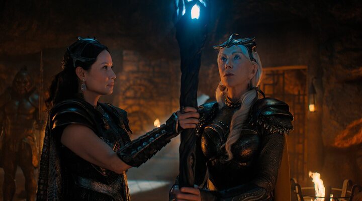 Lucy Liu y Helen Mirren en 'Shazam: Fury of the gods'