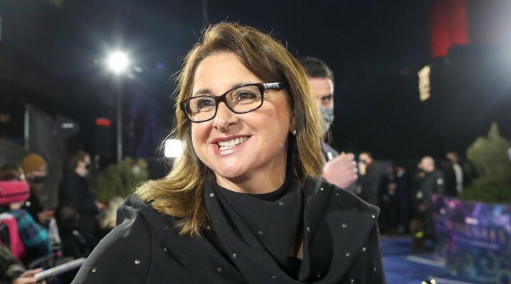 Victoria Alonso en la premiere de 'Eternals'