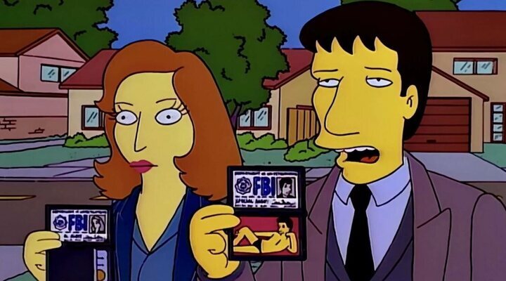  cameo de 'Expediente X' en 'Los Simpson'