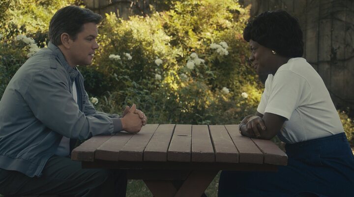 Matt Damon y Viola Davis en 'Air'