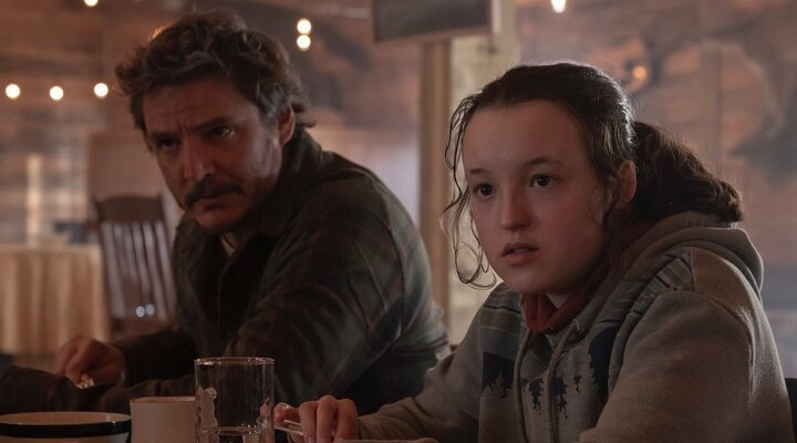  Pedro Pascal y Bella Ramsey en 'The last of Us'