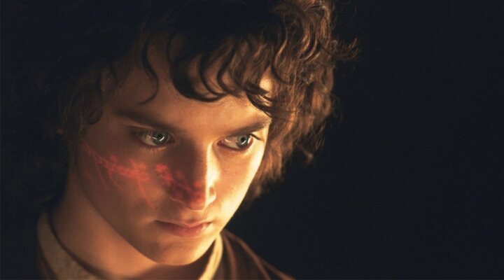 Elijah Wood interpretando a Frodo en 'El señor de los anillos'