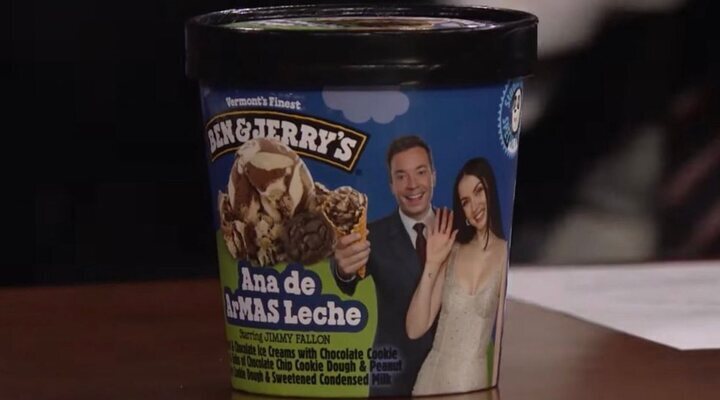 Ana De ArMAS Leche, el helado de Ben & Jerry's para Ana de Armas