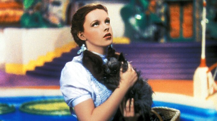 Judy Garland en 'El mago de Oz'