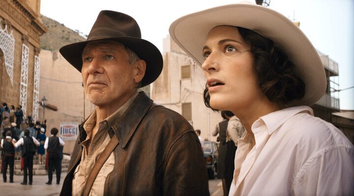 Phoebe Waller-Bridge y Harrison Ford