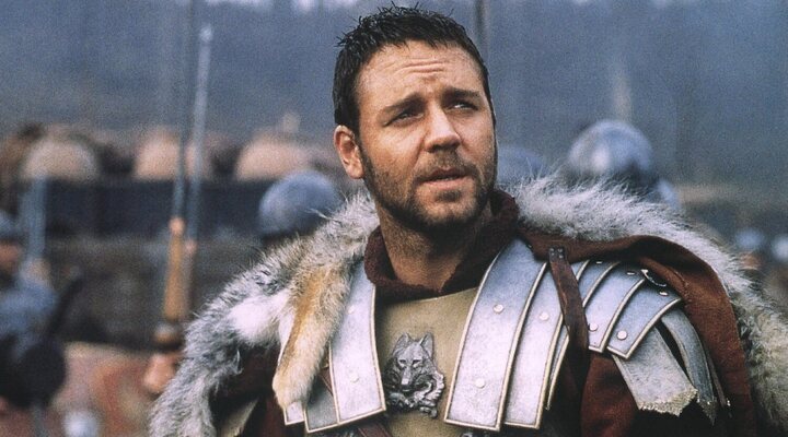 Russell Crowe en 'Gladiator'