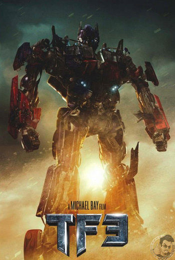 Primer cartel de Transformers 3