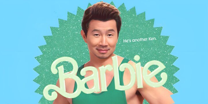 Simu Liu en Barbie