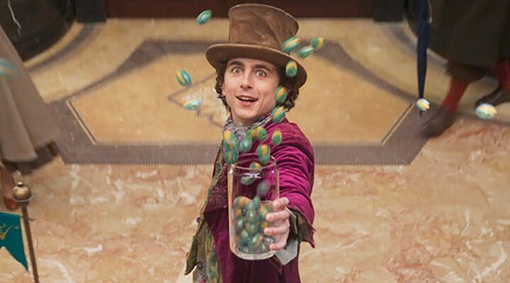 Timothée Chalamet en 'Wonka'