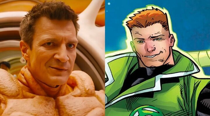 Nathan Fillion y Guy Gardner