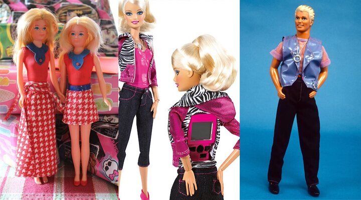 La muñeca Skipper, Video Girl Barbie y Earring Magic Ken