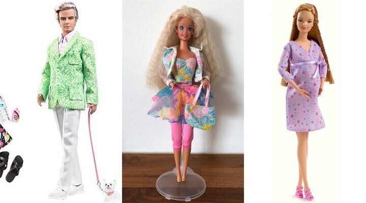 Sugar Daddy Ken, Teen Talk Barbie y Midge