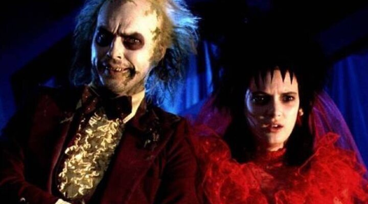 Winona Ryder y Michael Keaton en 'Beetlejuice'