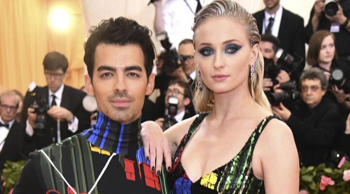 Sophie Turner y Joe Jonas en la Gala del Met 2019</p><p>