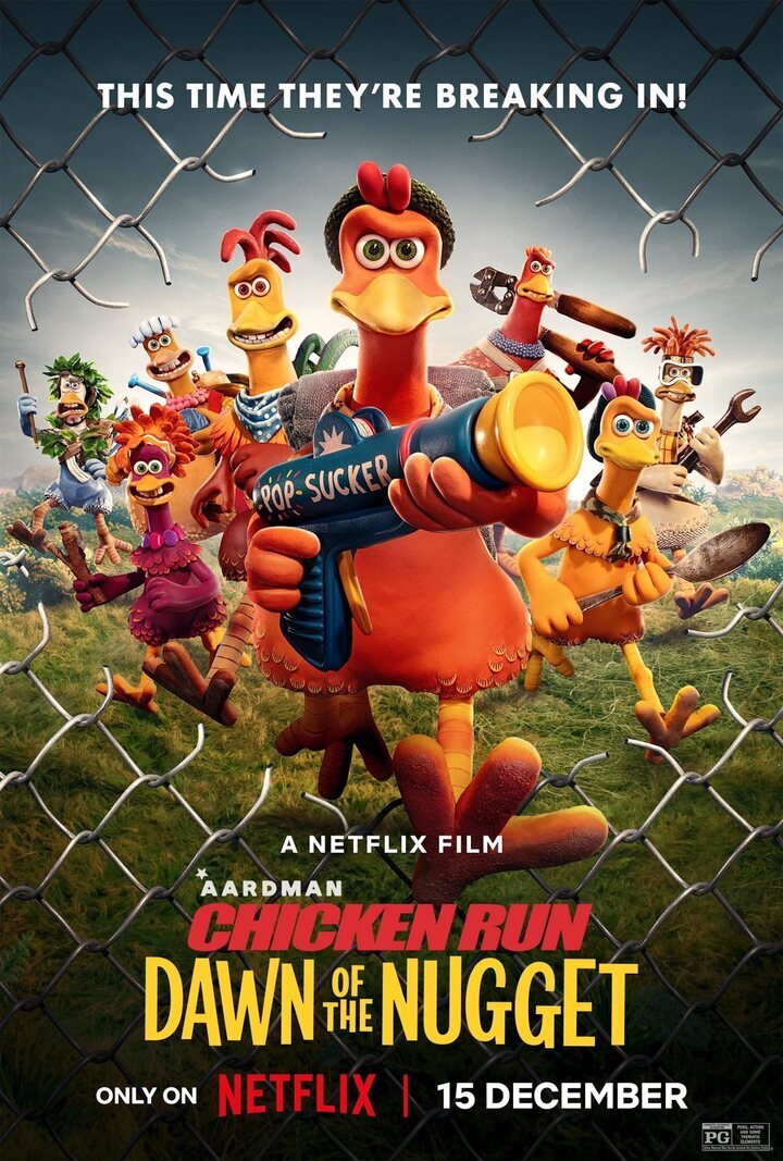 Póster de 'Chicken Run: Amanecer de los nuggets'