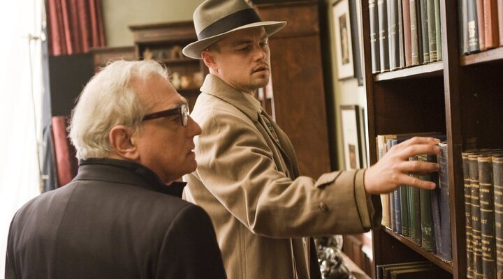 Martin Scorsese en el set de 'Shutter Island'