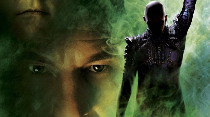 Patrick Stewart y Tom Hardy en 'Star Trek: Nemesis'