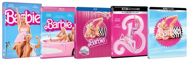 Ediciones físicas de 'Barbie'