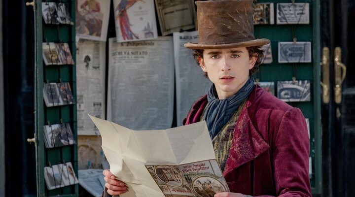 'Timothée Chalamet en 'Wonka'.