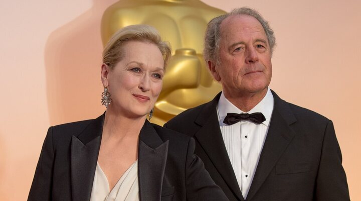 Meryl Streep y Don Gummer en los Oscar de 2015