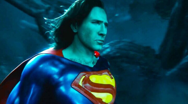 Nicolas Cage como Superman en 'Flash'