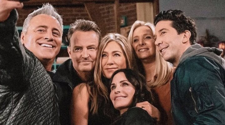 Los protagonistas de 'Friends' en la reunión de la serie