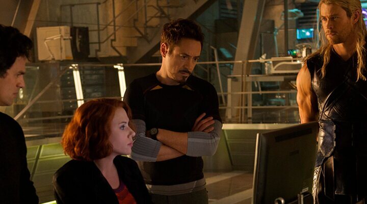 Scarlett Johansson y Robert Downey