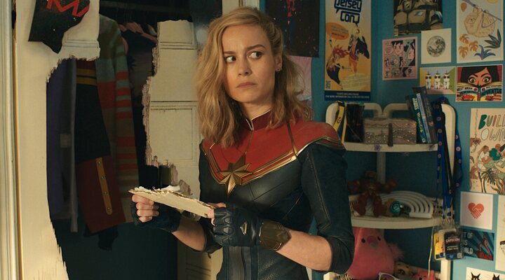 Brie Larson como Carol Danvers en 'The Marvels'