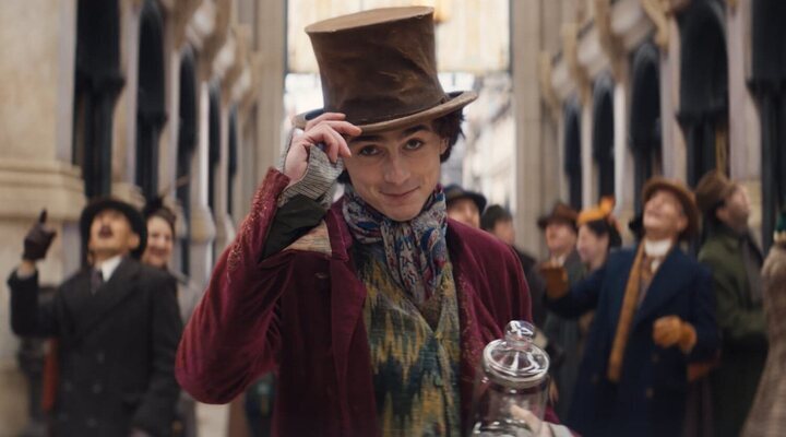 Timothée Chalamet en 'Wonka'