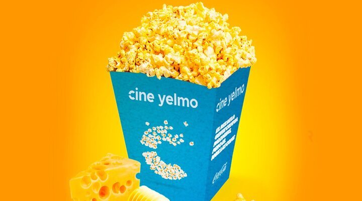 Cubo de palomitas de Cine Yelmo