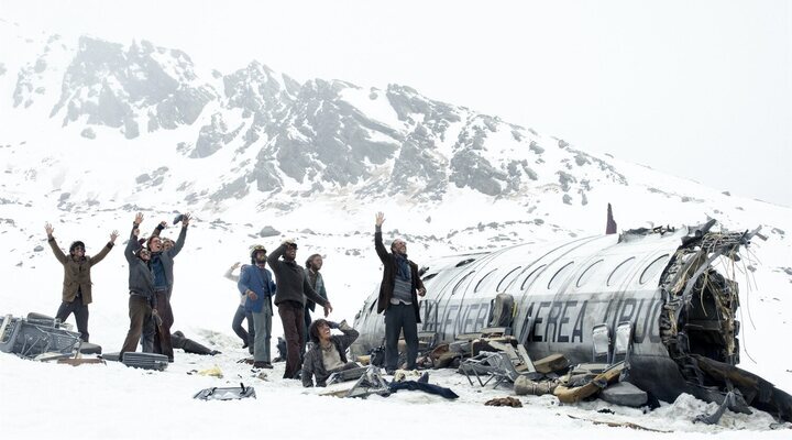 Protagonistas de 'La sociedad de la nieve'