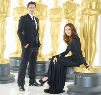 Imágenes promocionales de los Oscar, con Anne Hathaway y James Franco