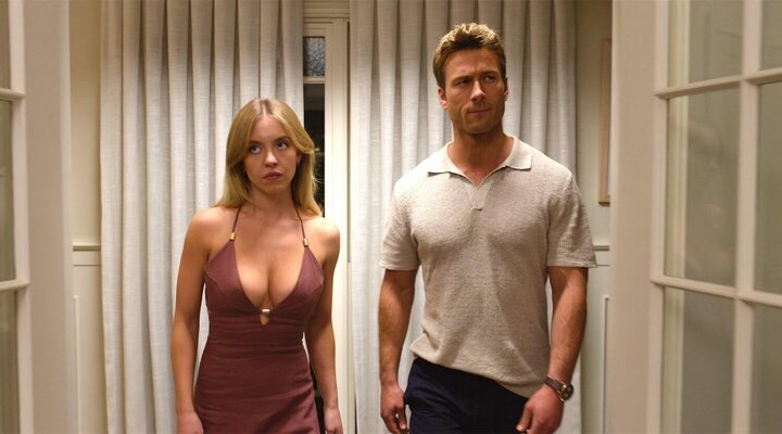  Glen Powell y Sydney Sweeney en 'Cualquiera menos tú'