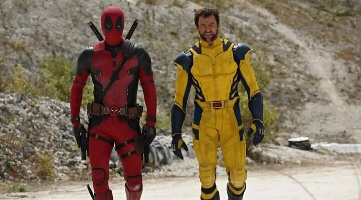 Ryan Reynolds y Hugh Jackman en el rodaje de 'Deadpool 3