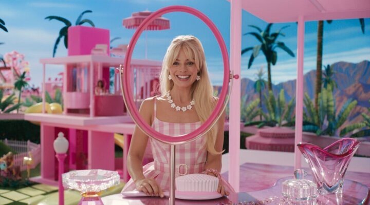 Margot Robbie como Barbie en 'Barbie' (Warner Bros.)