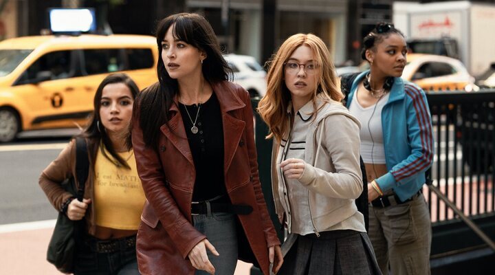 Isabela Merced, Dakota Johnson, Sydney Sweeney y Celeste O'Connor