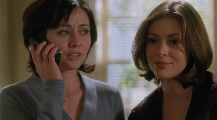 Shannen Doherty y Alyssa Milano en 'Embrujadas'