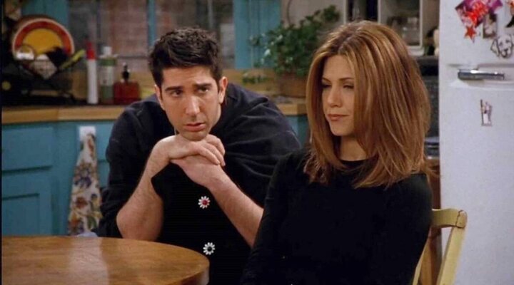 Ross Geller y Rachel Green