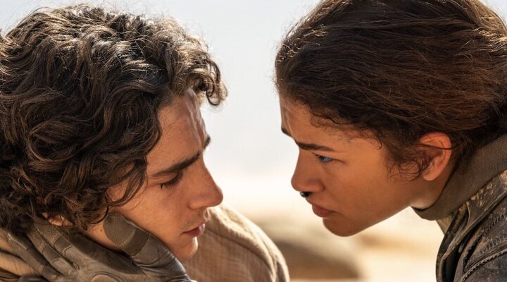 Timothée Chalamet y Zendaya en 'Dune: Parte Dos' (Warner Bros.)