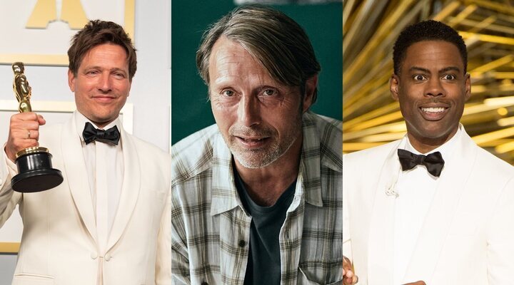 Thomas Vinterberg, Mads Mikkelsen y Chris Rock