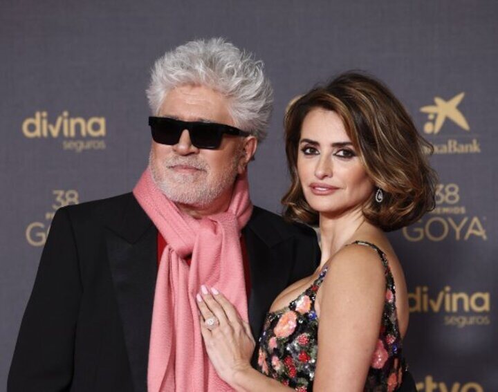 Almodóvar y Penélope Cruz