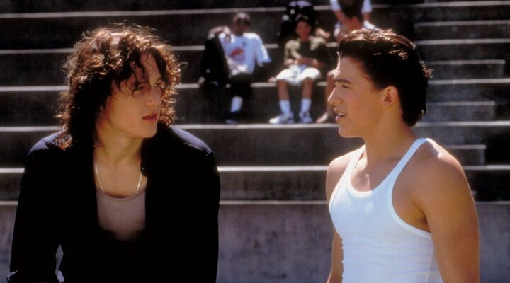 Andrew Keegan y Heath Ledger