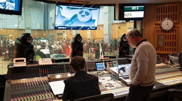 Steve Mazzaro en Abbey Road (Christian Tierney/Universal Pictures)