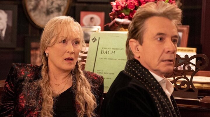 Meryl Streep y Martin Short en 'Solo asesinatos en el edificio' (Disney+)