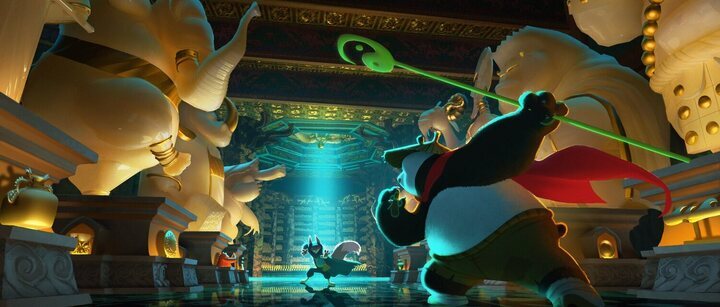 Concept art de 'Kung Fu Panda 4'