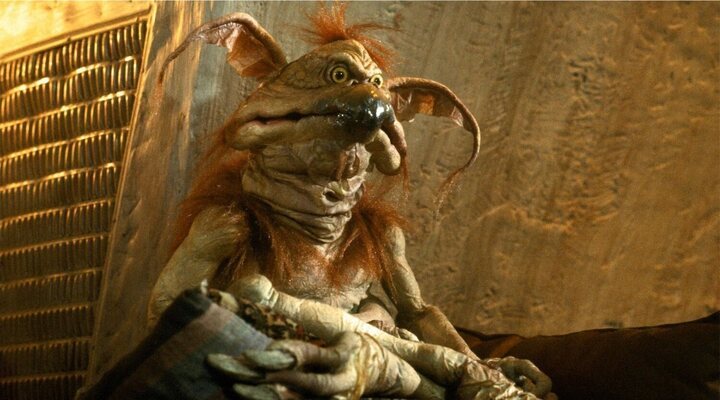 Salacious Crumb en 'Star Wars: Episodio VI - El retorno del Jedi' 