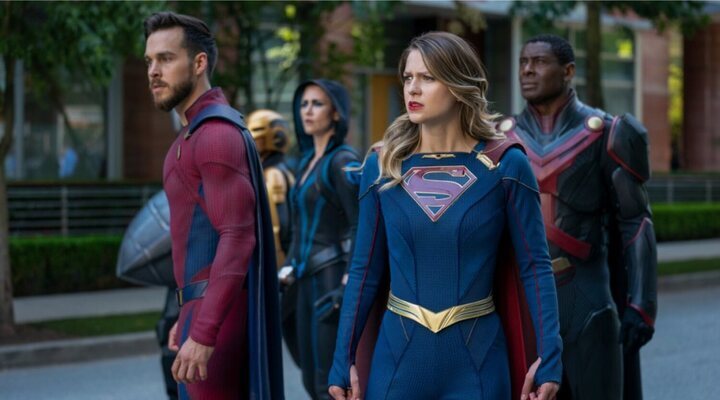 fotograma de la última temporada de Supergirl