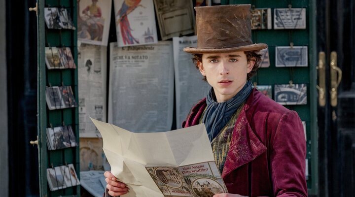 Timothée Chalamet en 'Wonka'