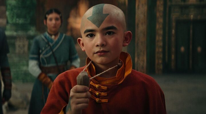 Gordon Comier como Aang