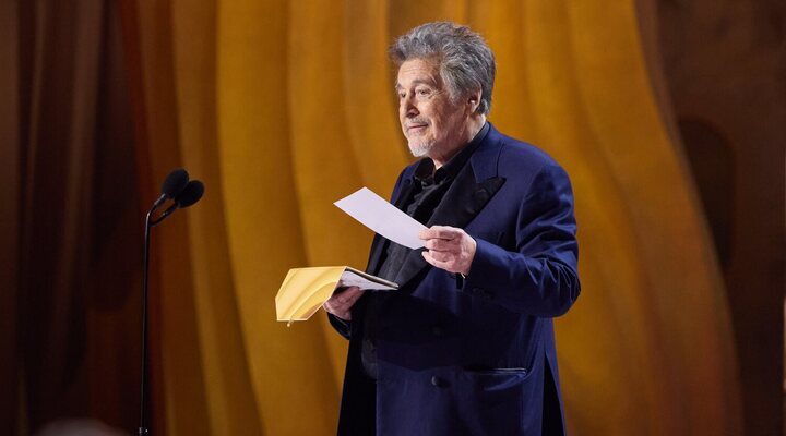 Al Pacino entregando el premio